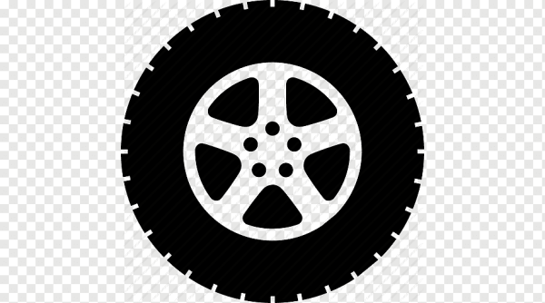 Колесо машины макет