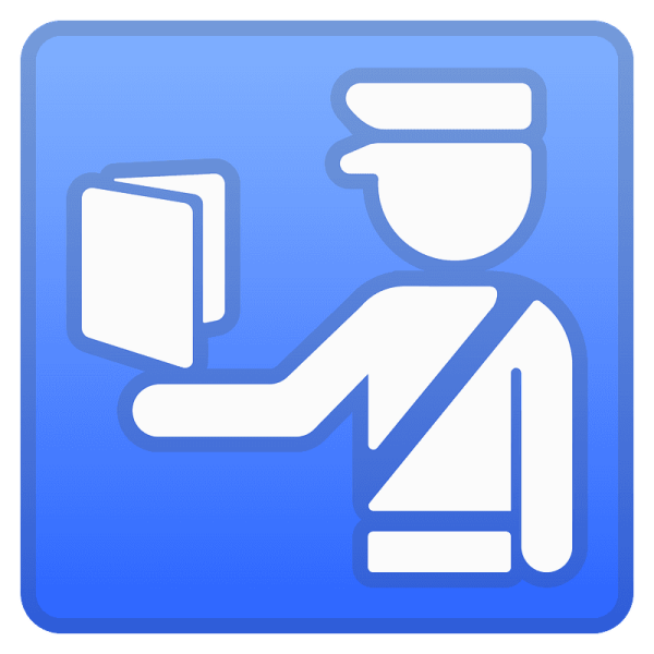 Пиктограмма паспортный контроль