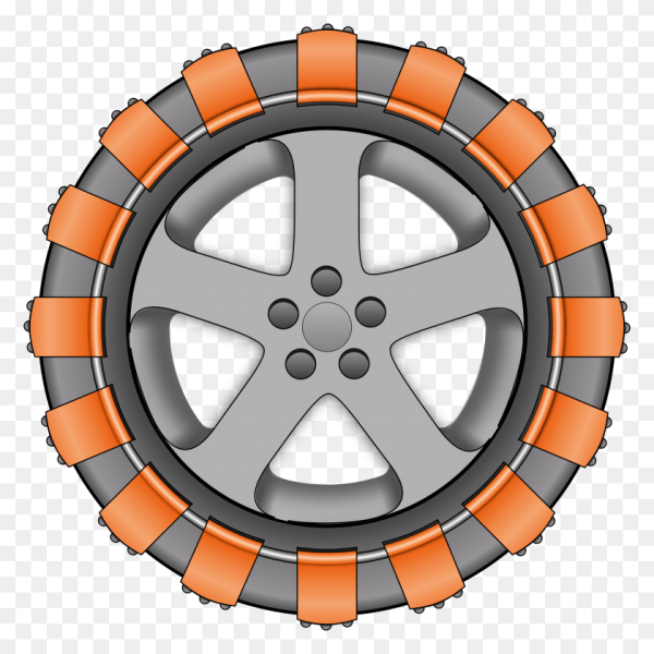Автомобильное колесо мультяшный