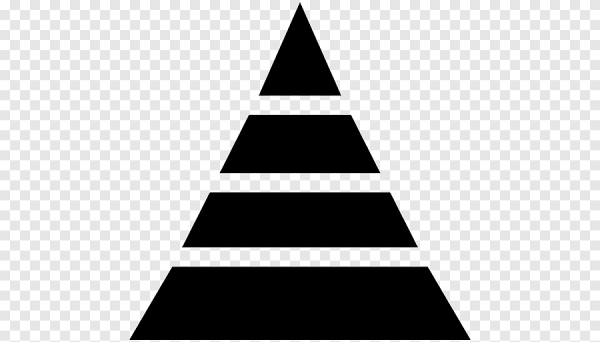 Пирамида черно белая