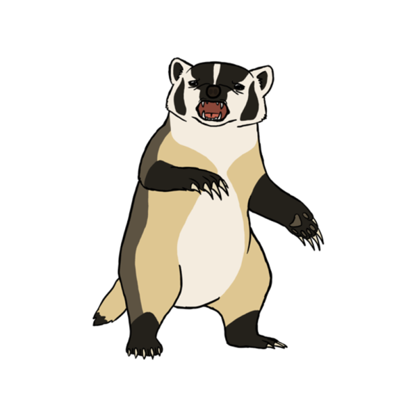 Барсук вектор