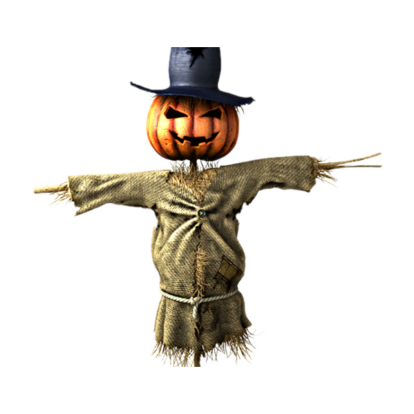 Пугало без фона