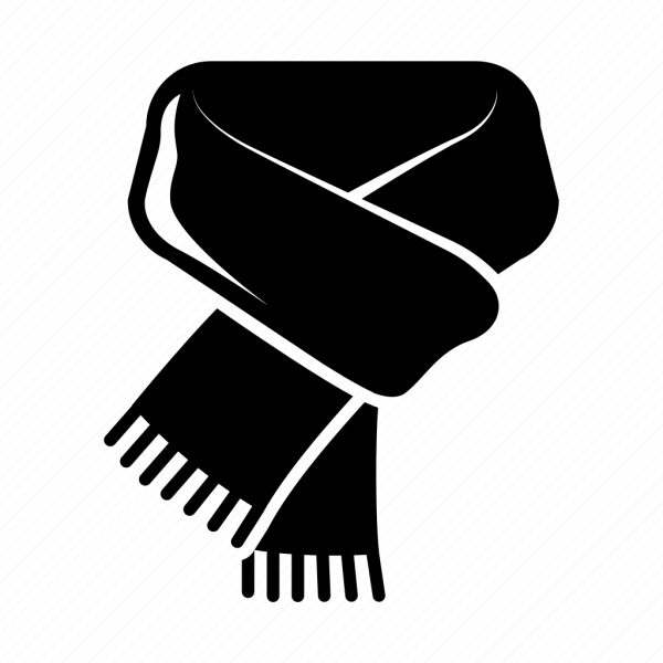 Платок бело зеленый