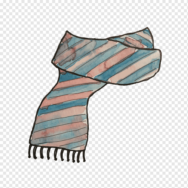 Прозрачный шарф