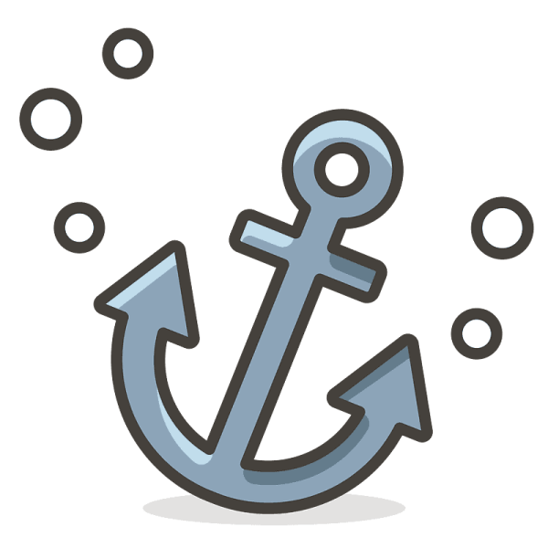 Смайлик якорь ВК