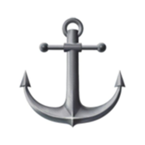 Смайлик якорь Скопировать