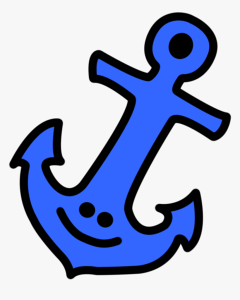 Смайлик якорь айфон