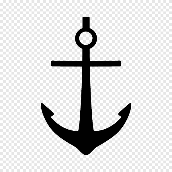 Якорь черный