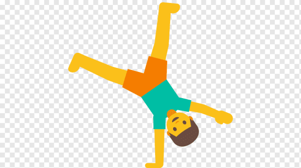 Эмодзи акробат