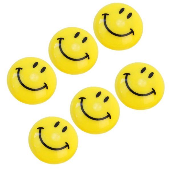 Магниты смайлы 5шт d-4см 40-5