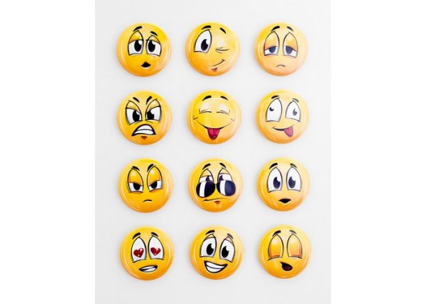 Магниты смайлы мягкие