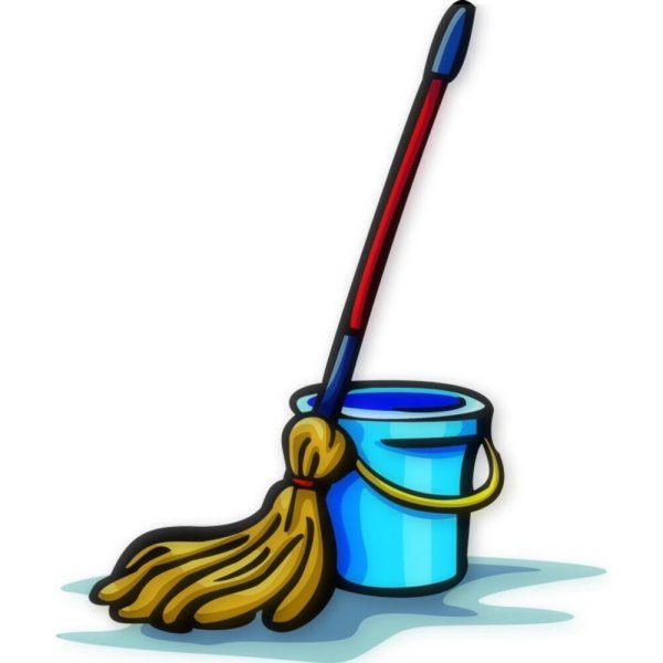 Ведро с тряпкой