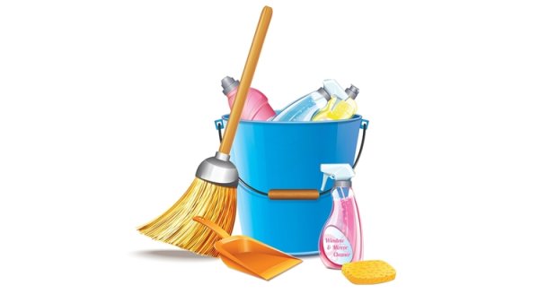 Инвентарь для уборки вектор