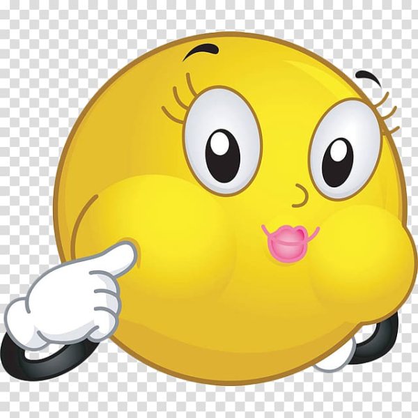 Смайлик с большими щеками