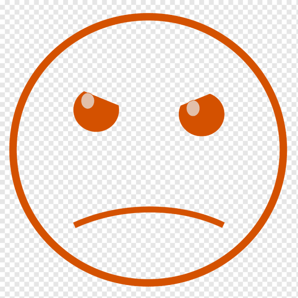 Пиктограмма грустный смайлик