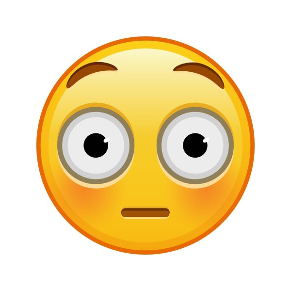 Смайл с вытаращенными глазами