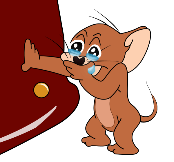 Мышонок Джерри плачет