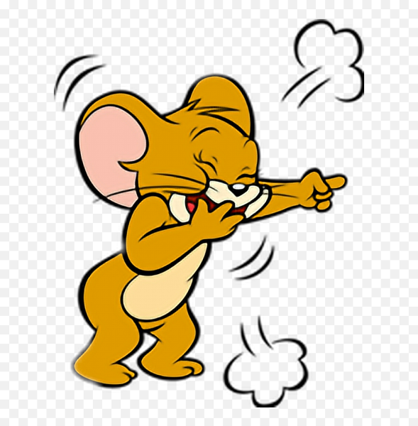 Мышонок Джерри смеется