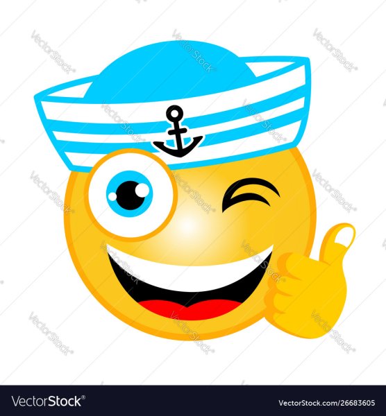 Смайлик в бескозырке