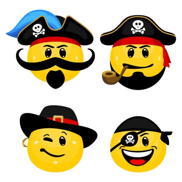 Смайлик пират