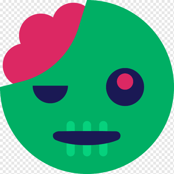 Смайлик зомби ВК