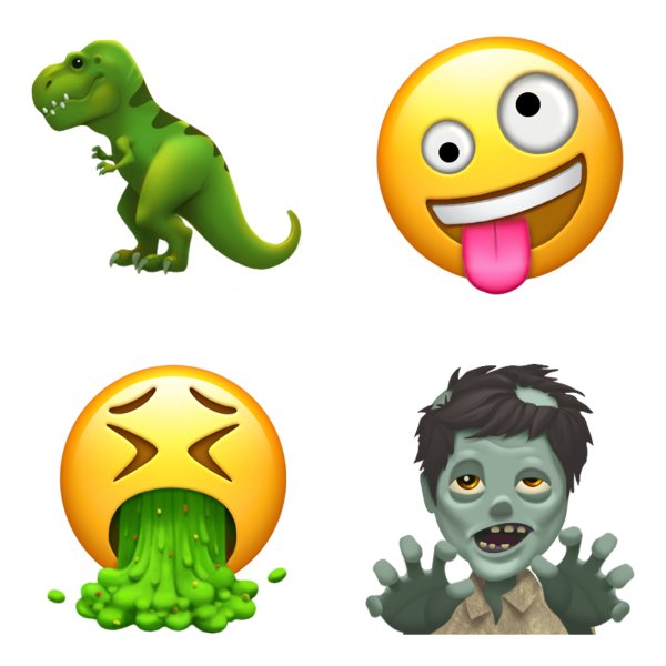 ЭМОДЖИ человек зомби