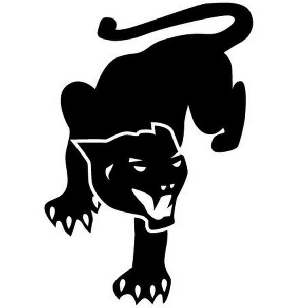 Трафарет пантеры