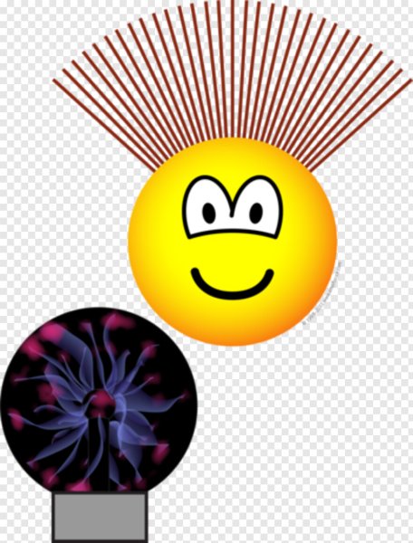 Смайлик волосы дыбом