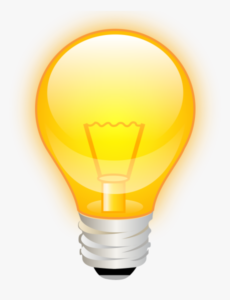Лампочка светит