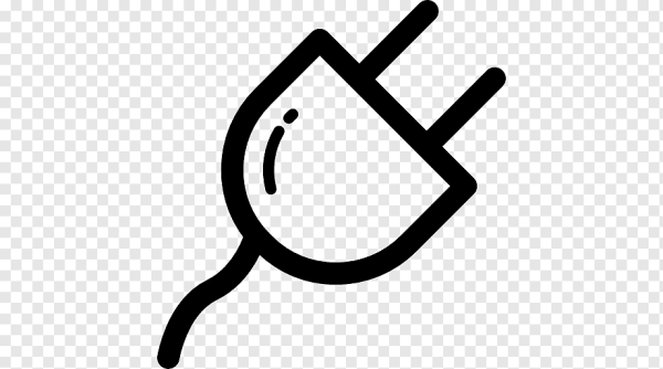 Значок вилка розетка