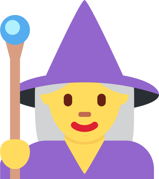 Эмодзи колдунья