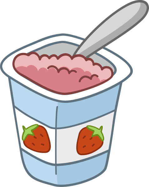 Йогурт мультяшный