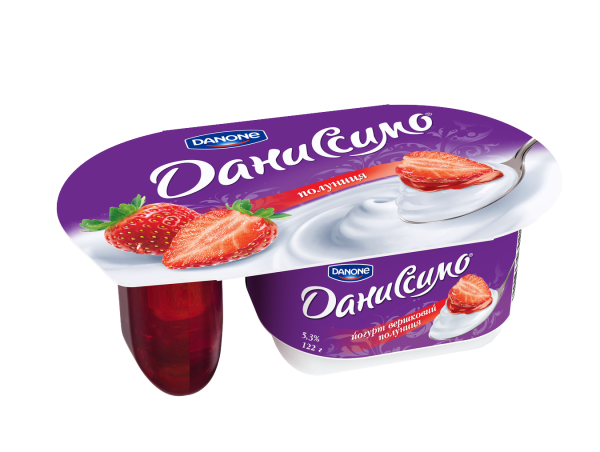 Йогурт на прозрачном фоне