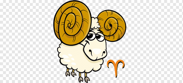 Овен на прозрачном фоне