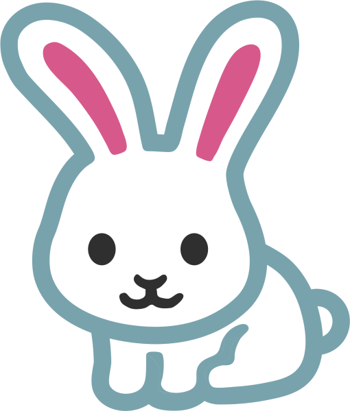 Стикер заяц