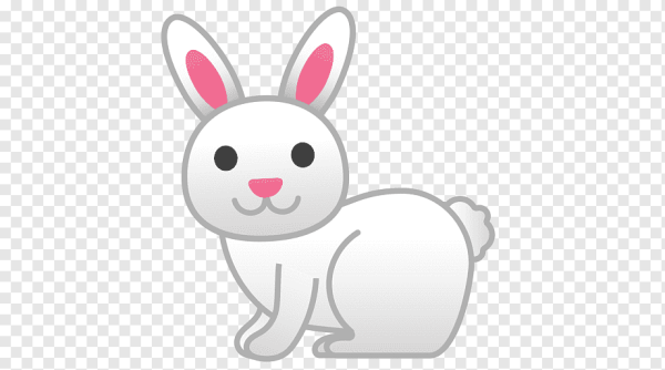 Смайлик эмодзи заяц