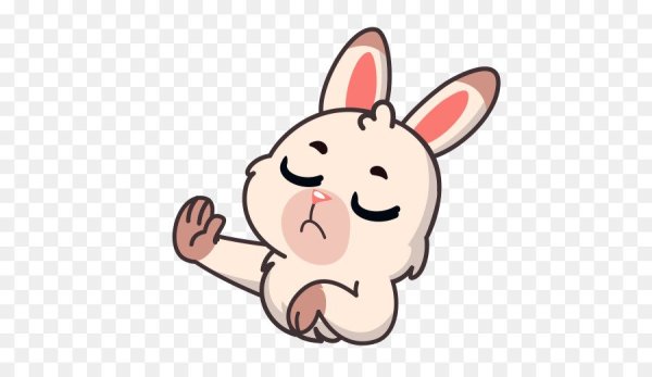 Стикеры зайчики