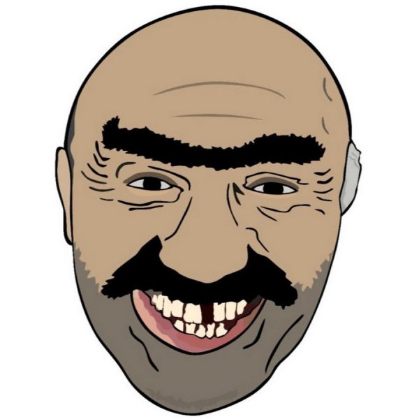 Грузин улыбается