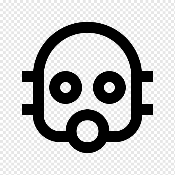 Смайлик в противогазе