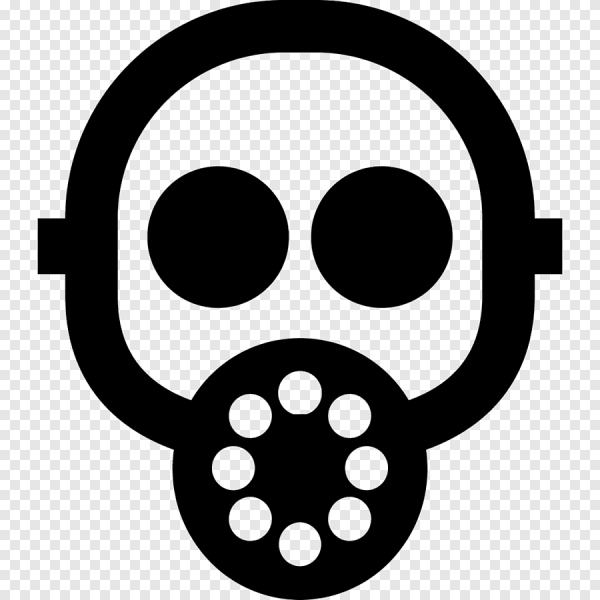 Сталкер в зеленом противогазе