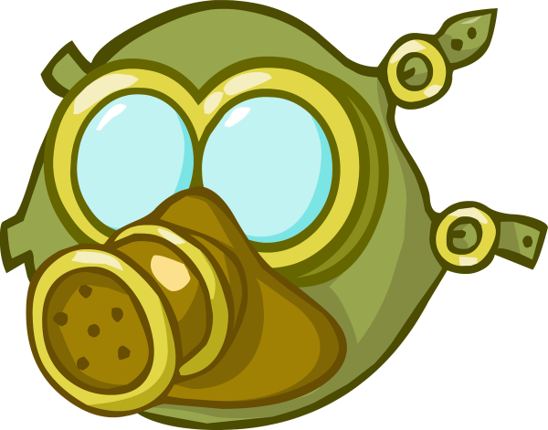 Значок противогаза