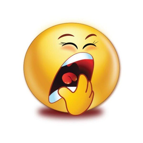 Зевающий смайлик