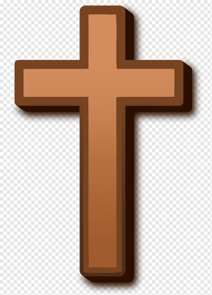 Крест на прозрачном фоне