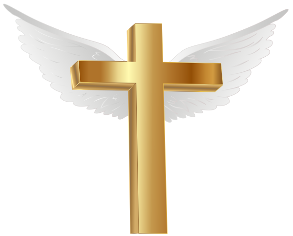 Церковный крест на прозрачном фоне