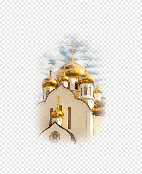 Храм на белом фоне