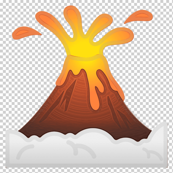 Эмодзи вулкан