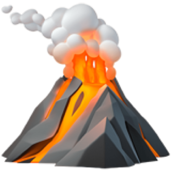 Volcano Emoji