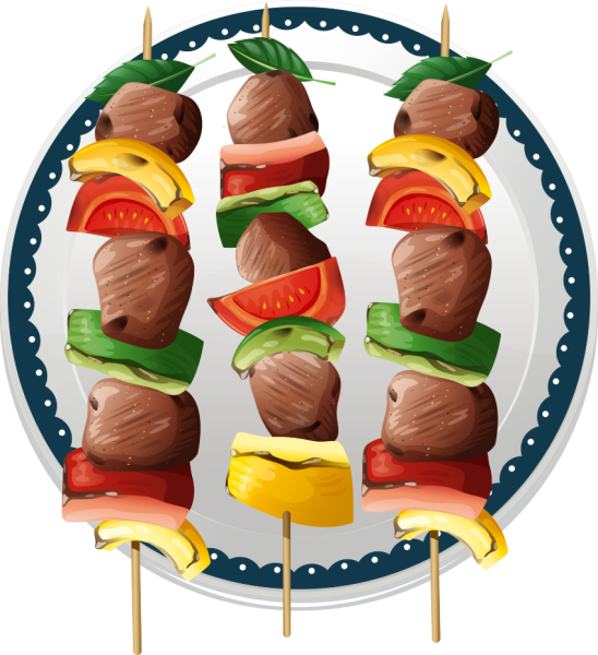 Стикер шашлык