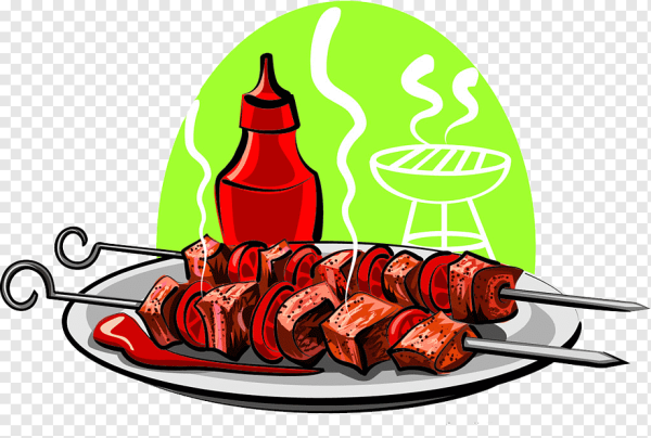 Шашлык иллюстрация
