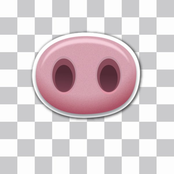 Свиной Пятачок без фона